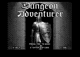 Dungeon Adventurer atari screenshot