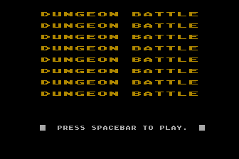 Dungeon Battle atari screenshot