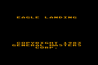 Eagle Landing atari screenshot