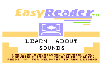 EasyReader - Learn about Sounds atari screenshot