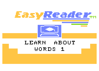 EasyReader - Learn about Words 1 atari screenshot
