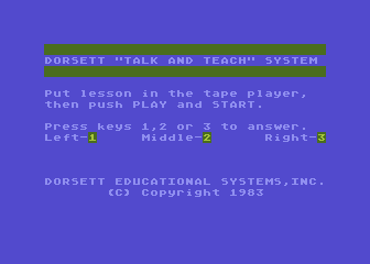 Educational System Master Cartridge