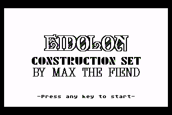 Eidolon Construction Set atari screenshot
