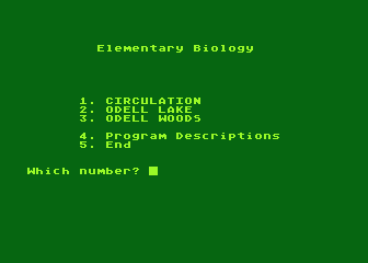 Elementary Biology atari screenshot