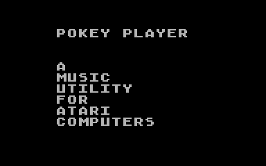 Enhanced Pokey Player atari screenshot