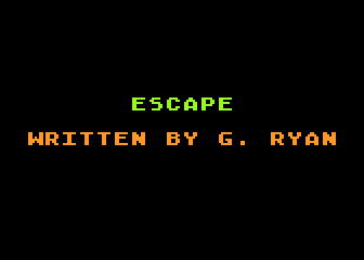 Escape atari screenshot