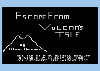 Escape from Vulcan's Isle atari screenshot