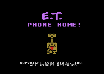 ET Phone Home! atari screenshot