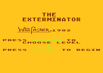 Exterminator (The) atari screenshot