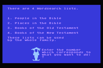 Family Bible Fun - Know Your Bible I atari screenshot
