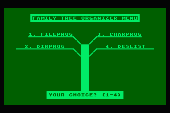 Family Tree Organizer atari screenshot