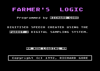 Farmer's Logic atari screenshot