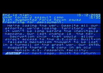Final Assault atari screenshot