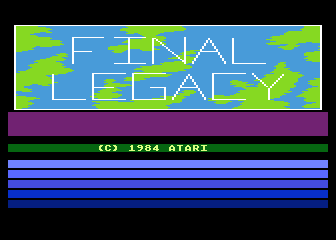 Final Legacy atari screenshot