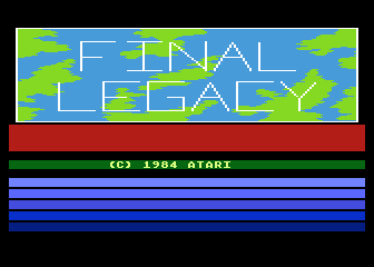Final Legacy atari screenshot