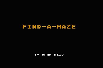 Find-a-Maze atari screenshot