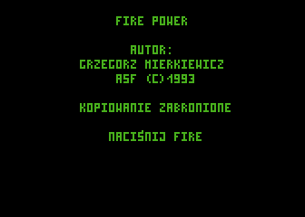 Fire Power atari screenshot