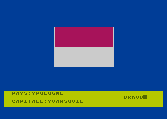 Flag Game atari screenshot