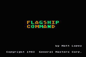 Flagship Command atari screenshot