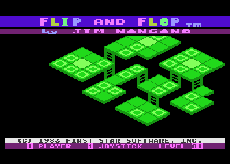 Flip and Flop atari screenshot