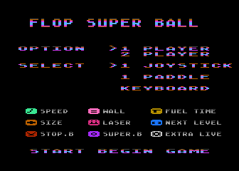 Flop Super Ball atari screenshot