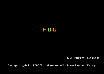 Fog atari screenshot