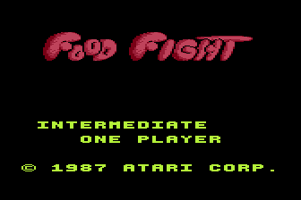 Food Fight atari screenshot
