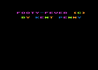 Footy-Fever atari screenshot