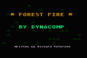 Forest Fire! atari screenshot