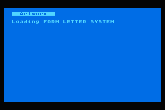 Form Letter System atari screenshot