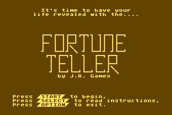 Fortune Teller atari screenshot