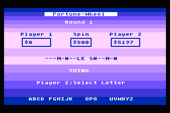 Fortune-Wheel atari screenshot