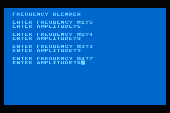 Frequency Blender atari screenshot