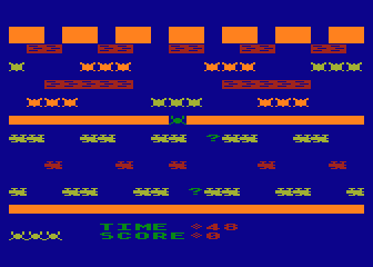 Frog Jump atari screenshot