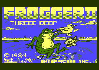 Frogger II - Threeedeep! atari screenshot
