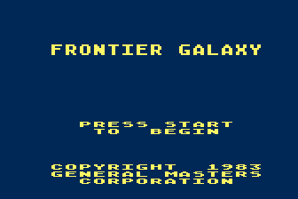 Frontier Galaxy atari screenshot