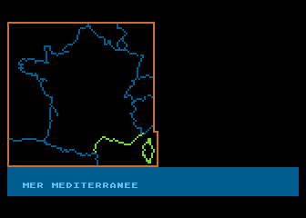 Frontières et Côtes Françaises atari screenshot