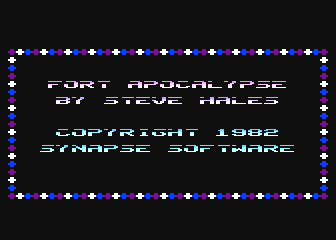 Fort Apocalypse atari screenshot