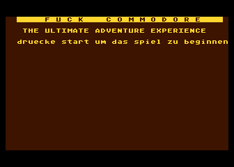 Fuck Commodore - The Ultimate Adventure Experience atari screenshot