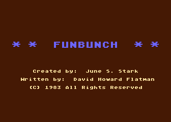 Funbunch - Elementary atari screenshot