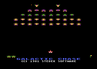 Galactic Chase atari screenshot