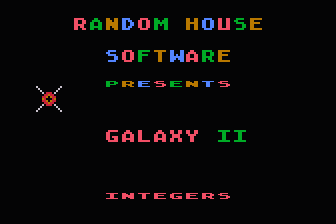 Galaxy II - Integers atari screenshot