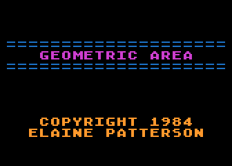 Geometric Area atari screenshot