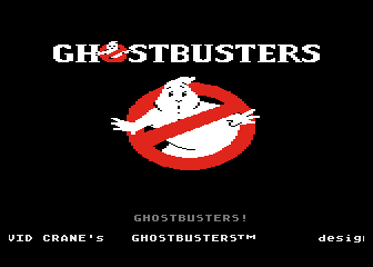 Ghostbusters atari screenshot