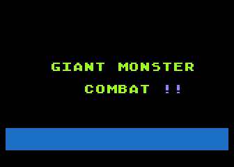 Giant Monster Combat atari screenshot