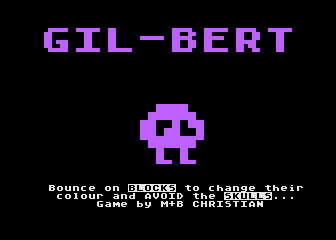Gil-bert atari screenshot