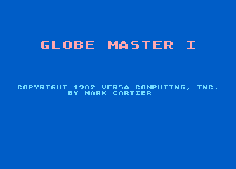 Globe Master atari screenshot