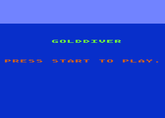 Gold Diver atari screenshot