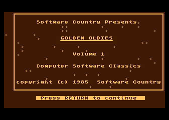 Golden Oldies - Volume 1 atari screenshot