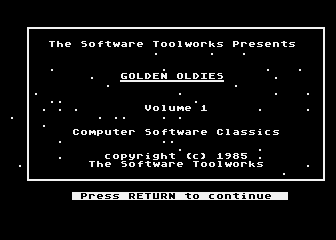 Golden Oldies - Volume 1 atari screenshot